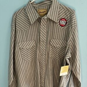 Wrangler Long Sleeve Pearl Snap XL